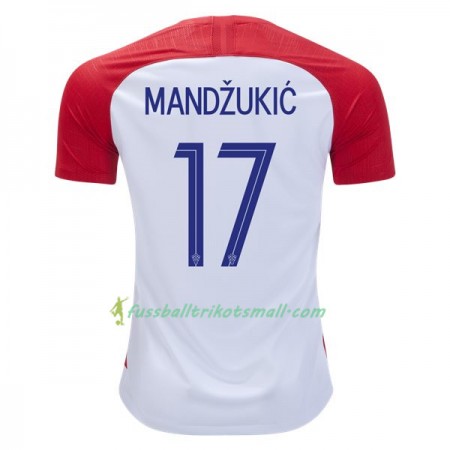 Fußballtrikots Kroatien Mandzukic 17 WM 2018 Heimtrikotsatz kaufen